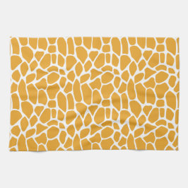 Mellow Yellow Giraffe Pattern Theedoek
