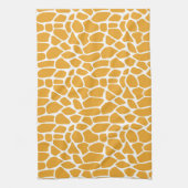Mellow Yellow Giraffe Pattern Theedoek (Verticaal)
