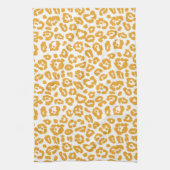 Mellow Yellow Leopard Pattern Theedoek (Verticaal)