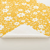 Mellow Yellow Sherpa Blanket Sherpa Deken (3/4)