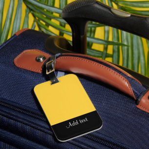 Mellow Yellow Sjabloon Bagagelabel