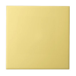 Mellow Yellow Solid Color Tile Tegeltje