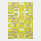 Mellow Yellow squared Theedoek (Verticaal)