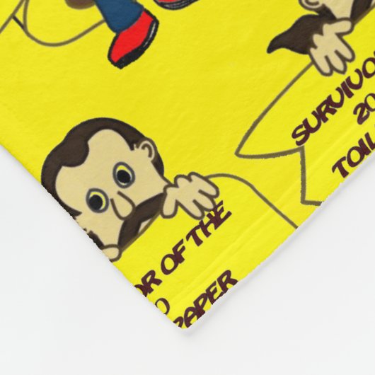 Mellow Yellow Survivor Fleece Deken (Hoek)