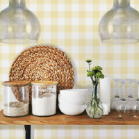 Mellow Yellow Vichy Gingham Patroon