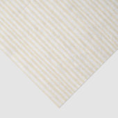 Mellow Yellow Witte Strepen Verjaardag Tissuepapier (Detail)