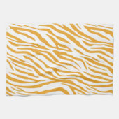 Mellow Yellow Zebra Pattern Theedoek (Horizontaal)