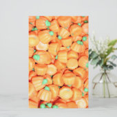 Mellowcreme Pompoen Snoep Briefpapier (Staand voorkant)