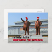Melly Clistmas uit Noord-Korea Briefkaart (Voorkant / Achterkant)