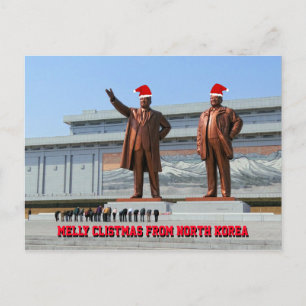 Melly Clistmas uit Noord-Korea Briefkaart