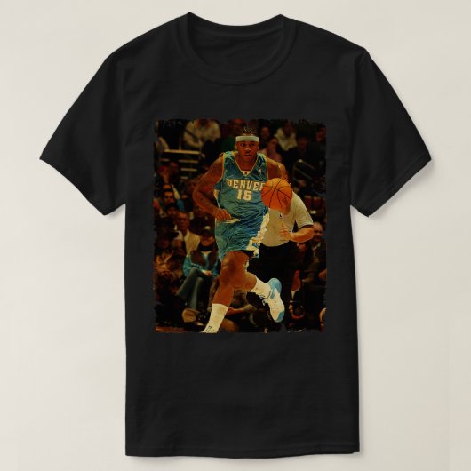 melo Anthony  ontwerp van basketbal 3 T-shirt (Design voorkant)