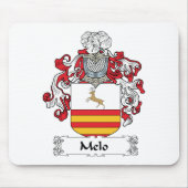 Melo Family Crest Muismat (Voorkant)
