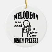 Melodeon, Brain Freeze Keramisch Ornament (Voorkant)