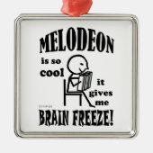 Melodeon, Brain Freeze Metalen Ornament (Voorkant)