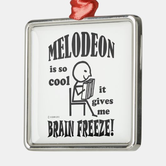 Melodeon, Brain Freeze Metalen Ornament (Links)
