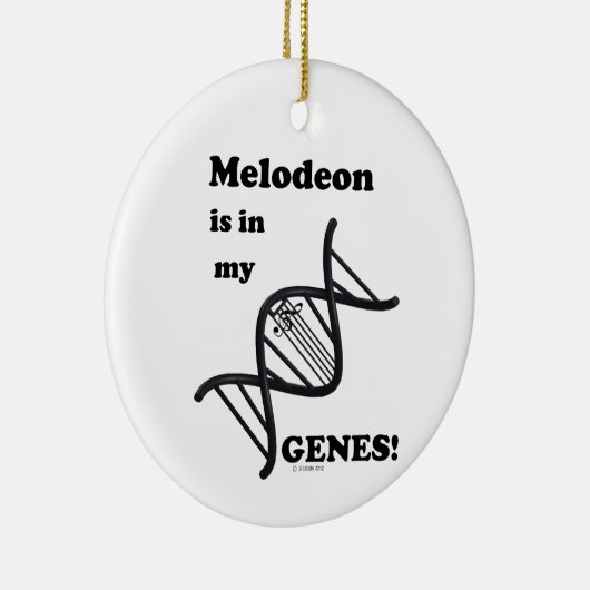 Melodeon in mijn genen keramisch ornament (Rechts)