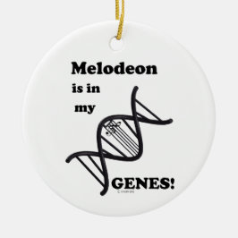 Melodeon in mijn genen keramisch ornament