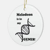 Melodeon in mijn genen keramisch ornament (Links)