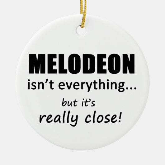 Melodeon is niet alles keramisch ornament (Voorkant)