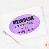 Melodeon is niet alles ovaal Sticker (Envelop)