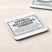 Melodeon-licentie Bier Onderzetter (Linkerzijde)