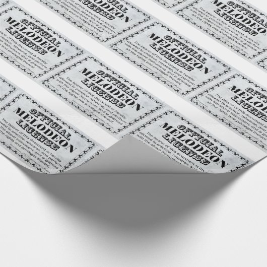 Melodeon-licentie Cadeaupapier (Hoek)