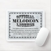 Melodeon-licentie Muismat (Met muis)