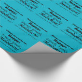 Melodeon maakt me gelukkig cadeaupapier (Hoek)