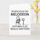 Melodeon niets anders telt kaart (Gele Bloem)