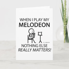 Melodeon niets anders telt kaart