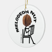 Melodeon Nut Keramisch Ornament (Links)