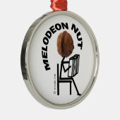 Melodeon Nut Metalen Ornament (Rechts)