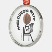 Melodeon Nut Metalen Ornament (Links)