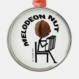 Melodeon Nut Metalen Ornament