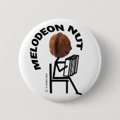 Melodeon Nut Ronde Button 5,7 Cm (Voorkant)