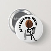 Melodeon Nut Ronde Button 5,7 Cm (Voorkant /achterkant)