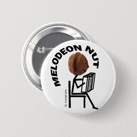 Melodeon Nut Ronde Button 5,7 Cm (Voorkant /achterkant)