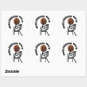 Melodeon Nut Ronde Sticker (Vel)