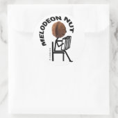 Melodeon Nut Ronde Sticker (Tas)
