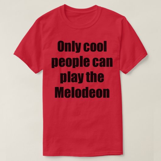 Melodeon Player Musician Funny Gift Idee T-shirt (Design voorkant)