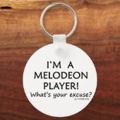 Melodeon Player Pardon Sleutelhanger (Voorkant)