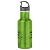 Melodeon Player Pardon Waterfles (Achterkant)