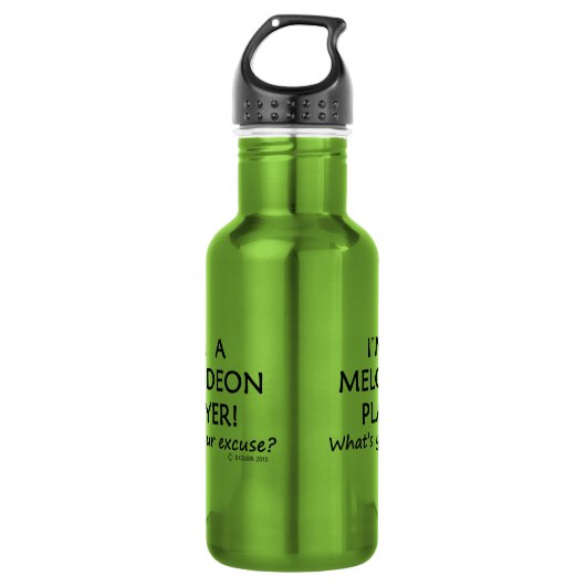 Melodeon Player Pardon Waterfles (Voorkant)