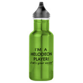 Melodeon Player Pardon Waterfles (Rechts)