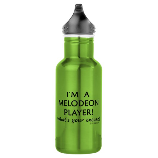 Melodeon Player Pardon Waterfles (Rechts)
