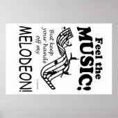 Melodeon voelt de muziek poster (Voorkant)