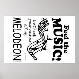 Melodeon voelt de muziek poster