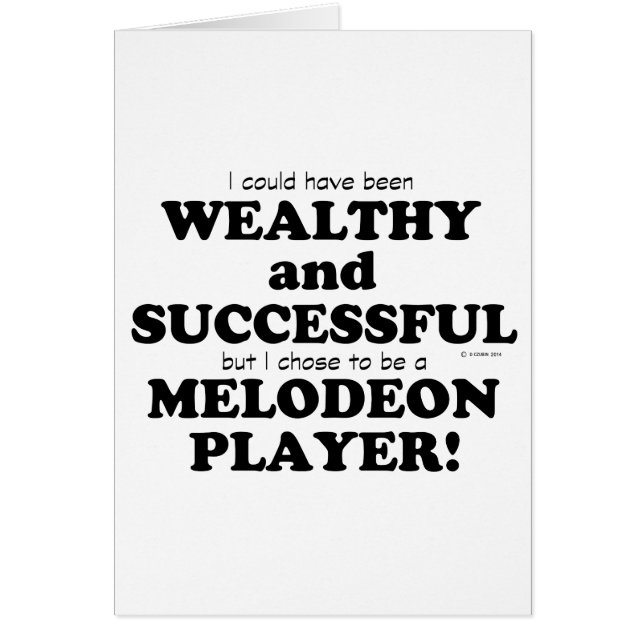 Melodeon Wealthy & Succesvol (Voorkant)
