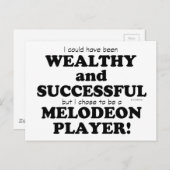 Melodeon Wealthy & Succesvol Briefkaart (Voorkant / Achterkant)