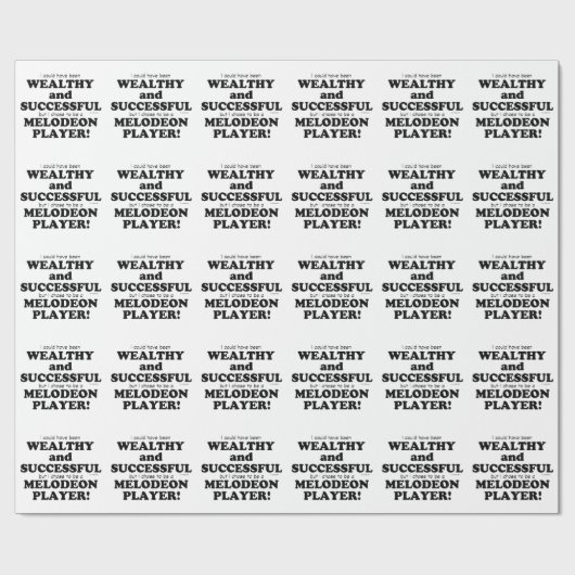 Melodeon Wealthy & Succesvol Cadeaupapier (Vlak)